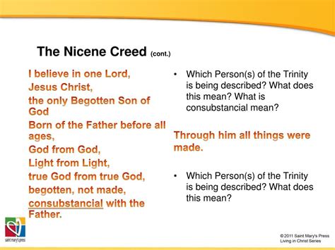nicene creed fake trinity